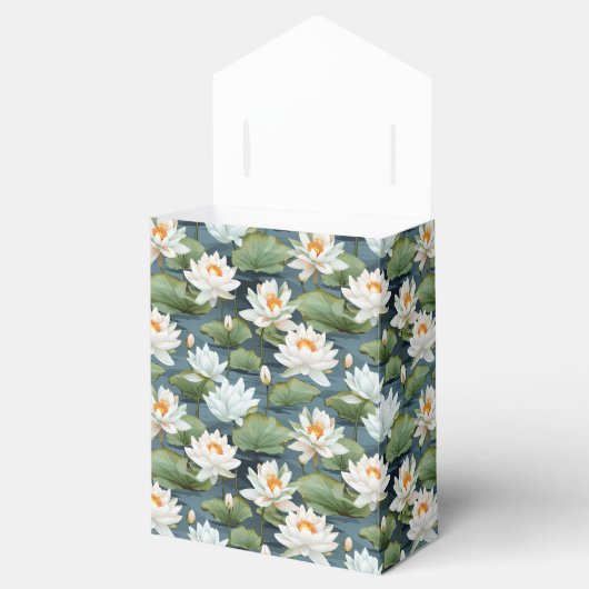 蓮エレガントの花タイル模様（大） フェイバーボックス (オープン)