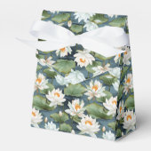 蓮エレガントの花タイル模様（大） フェイバーボックス (正面サイド)