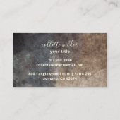 蓮エレガント花マンダラヨガインストラクター 名刺 (裏面)