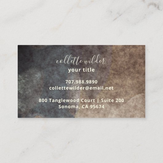 蓮エレガント花マンダラヨガインストラクター 名刺 (裏面)