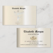 蓮エレガント花ヨガ、名刺 名刺 (正面/裏面)