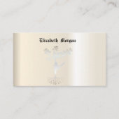 蓮エレガント花ヨガ、名刺 名刺 (正面)