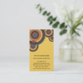 蓮エレガント花ロゴヨガ 名刺 (スタンド正面)