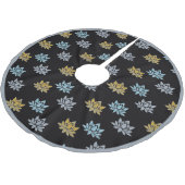 蓮エレガント花文禅ヨガ瞑想 ブラッシュドポリエステルツリースカート (アングル)