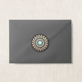 蓮エレガント花曼荼羅 ラウンドシール