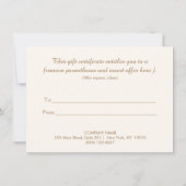 蓮カラフルフローラ曼荼羅贈答証書 (裏面)