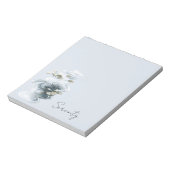 蓮ハス 蓮の花 睡蓮鉢 ノートパッド (回転)