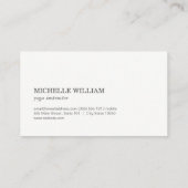 蓮モダン花 名刺 (裏面)