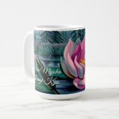 蓮南妙法蓮華経 コーヒーマグカップ (正面左)