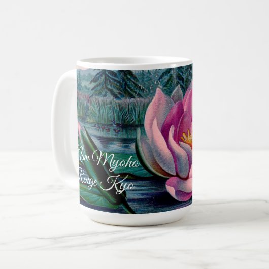 蓮南妙法蓮華経 コーヒーマグカップ (正面左)