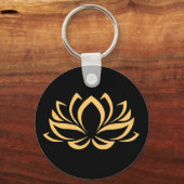 蓮日本のの花 キーホルダー (正面)