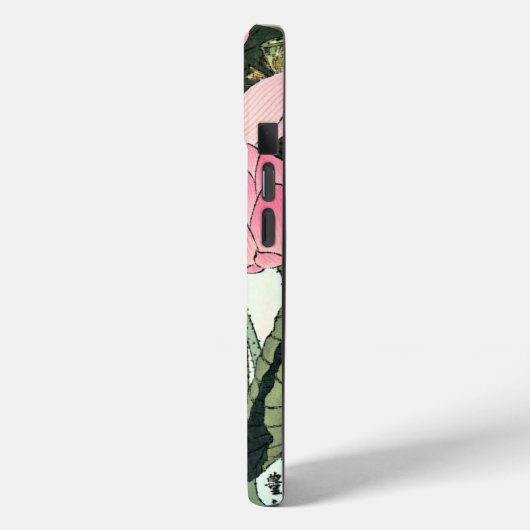 蓮日本の花 |ヴィンテージファインアート Case-Mate iPhoneケース (裏面 / 左)