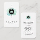 *~*蓮月と涅槃聖像 名刺 (正面/裏面)