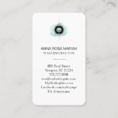 *~*蓮月と涅槃聖像 名刺 (裏面)