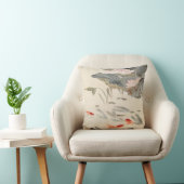 蓮池の金魚中国のプリント クッション (椅子)