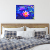 蓮池 キャンバスプリント (インサイチュ (寝室))