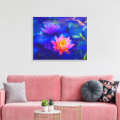 蓮池 キャンバスプリント (インサイチュ (リビング))