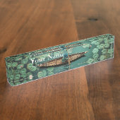 蓮池 デスクネームプレート (側面)