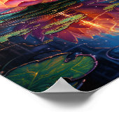 蓮素晴らし花 ポスター (角)