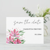 蓮素朴花水彩画 セーブザデート (スタンド正面)