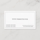 蓮花名刺 名刺 (裏面)