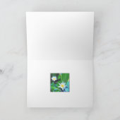 蓮花2枚グリーティングカード カード (内部)