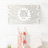 蓮芸術的花マンダラホリスティックヒーラーブシ 横断幕 (インサイチュ)