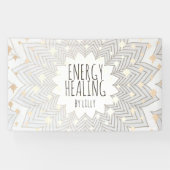 蓮芸術的花マンダラホリスティックヒーラーブシ 横断幕 (横)