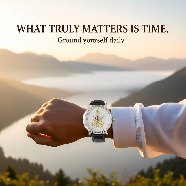 蓮華形の仏 腕時計 (クリエイターアップロード済み)