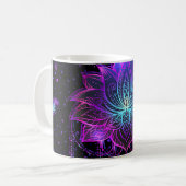 蓮華美花の継ぎ目 コーヒーマグカップ (正面左)