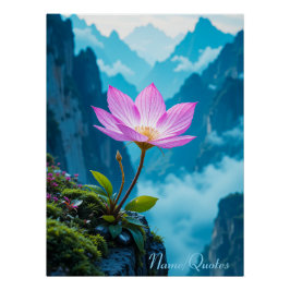 蓮華開花 –霧の上の蓮 ポスター