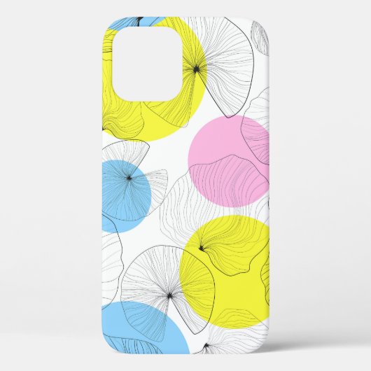 蓮葉のカラフル斑模様 Case-Mate iPhoneケース (裏面)