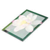 蓮 水の花 | 花 ノートパッド (アングル)