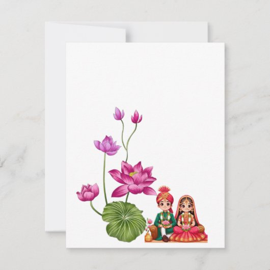 蓮、 花嫁と花婿 セーブザデート (正面)