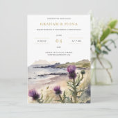蓼の水彩招待状 招待状 (スタンド正面)