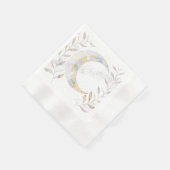 蔦と月 縁ありカクテルナプキン (角)