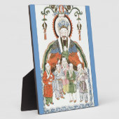 蔵中国の王準 フォトプラーク (側面)