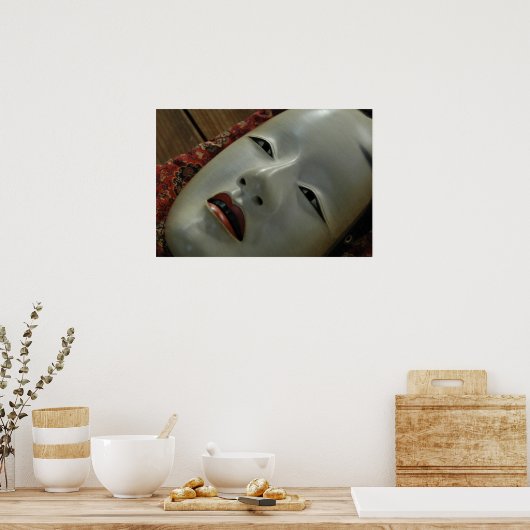 蔵女能面 ポスター (キッチン)