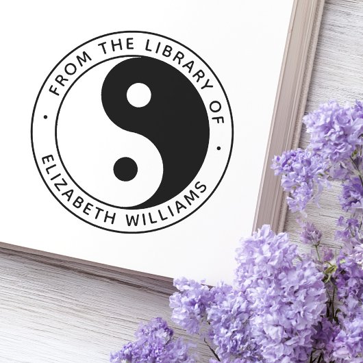 蔵書の印鑑 オリジナルネーム セルフインキングスタンプ