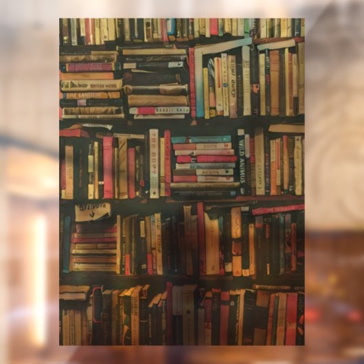 蔵書愛好家の贈カッコいいり物 ウィンドウサイン (シート2)