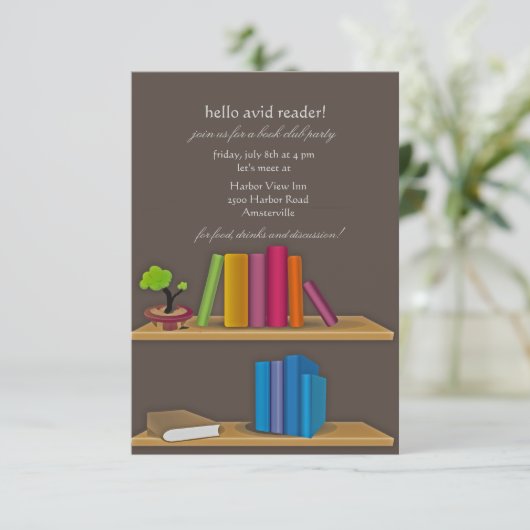 蔵書招待状 招待状 (スタンド正面)