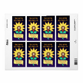 蔵書票この本はアールヌーボーの花 ラベル (フルシート)