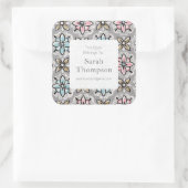 蔵書票この本はシールに属している スクエアシール (バッグ)