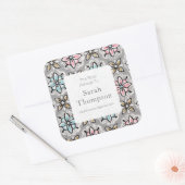 蔵書票この本はシールに属している スクエアシール (封筒)