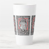 蔵書票クイーンビクトリアアットウィンザーキャッスル カフェラテマグ (正面)