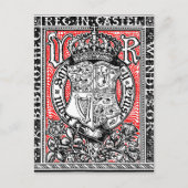 蔵書票クイーンビクトリアアットウィンザーキャッスル ポストカード (正面)