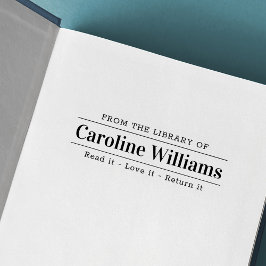 蔵書票ゴム印カスタム書室から ラバースタンプ