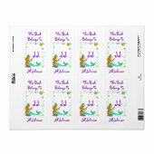 蔵書票シーマーメイドポイントアットイニシャルラベル ラベル (フルシート)