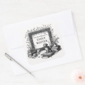 蔵書票シール スクエアシール (封筒)