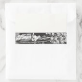 蔵書票シール 長方形シール (バッグ)